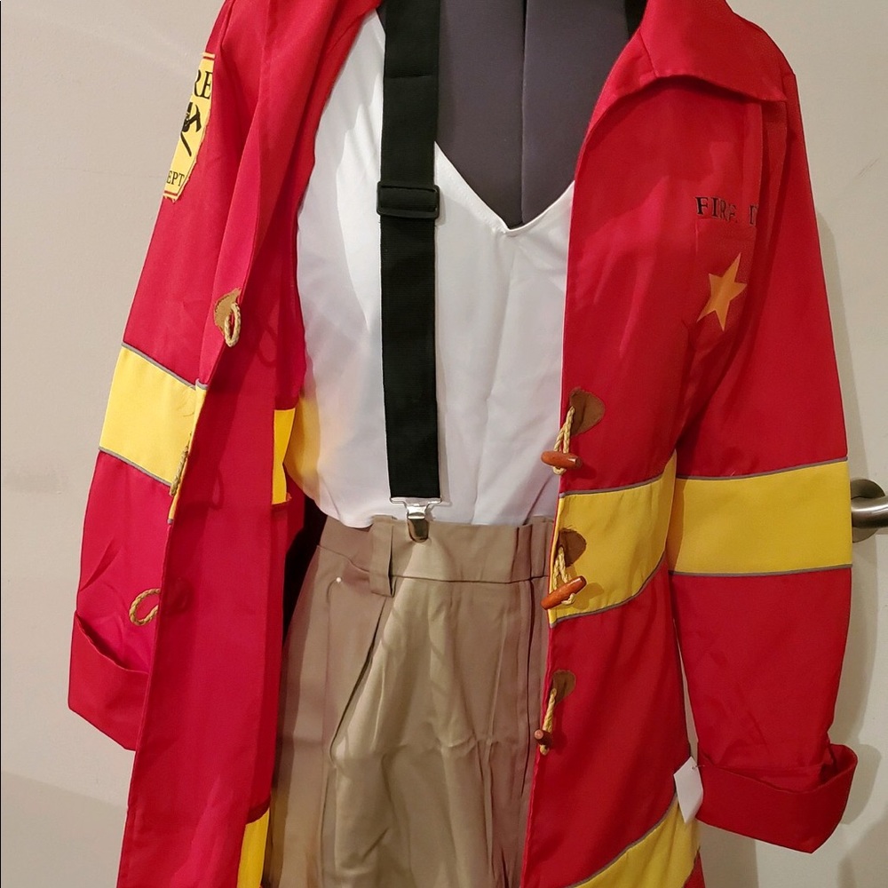 Firewoman or fireman  costume Halloween theater 2XL